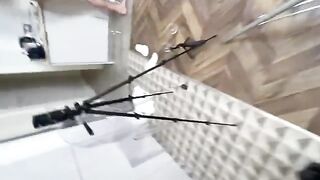 Guys fucked and made a blowjob, then pissed on tits