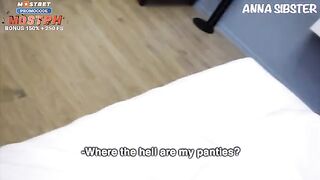 The pretty hotel maid came to show the guest something intimate