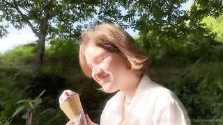 Don't lick the cream, suck my cock instead, princess