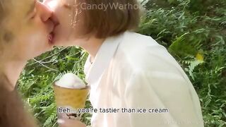 Don't lick the cream, suck my cock instead, princess