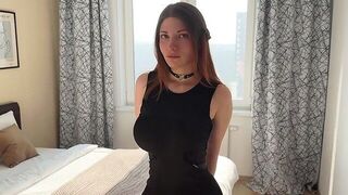 Will you find a surprise under my dress? - Thigh job with a twist