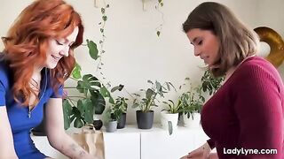 The guy supported his girlfriend in a vulnerable moment