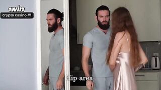 The masseur easily brought the hot Russian girl to a squirting orgasm