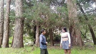The old pervert fucks every girl in the forest