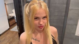 The girl with miss Lust is on the phone