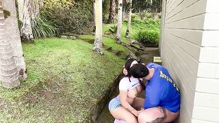 A girl was called by her ancestors and licked passionately