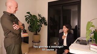 The tongue works, she enjoys it - an exclusive HD video