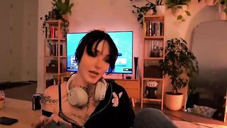 A girl showed her roommate how to enjoy intense pleasure together