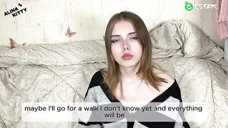 There's nothing left to do but get naked, but the girl is dragging her feet and teasing me