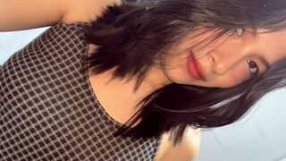 A beautiful Filipino girl is ready to get completely naked