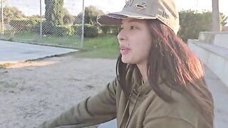 An actress went to the jungle and had a surprising encounter with a stranger