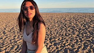 An empty beach isn't the best spot for getting intimate with someone