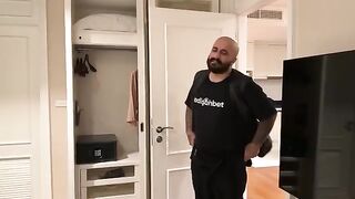 A hot üvey scene with a sexy blonde and hardcore action
