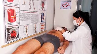 No foreplay, no underwear, just pure hospital heat