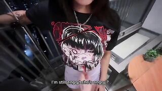 A sexual woman has an orgasm and her friend films it