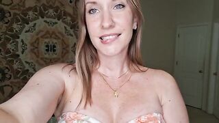 A sexy breast massage with shimmering oil, where there's no cracking