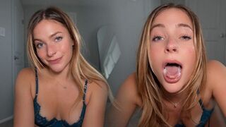 The girl has a dream to swallow a big cock whole, to taste it all
