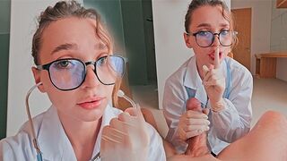 The nurse is too sexy, she distracts me from her professional duties