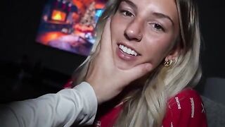 The guy masturbates and catches all the sperm with his mouth