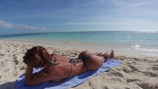 Girl with a big ass was picked up at the beach for sex
