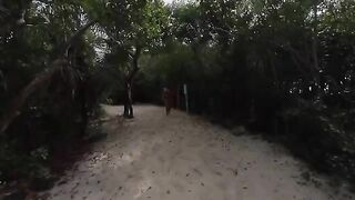 Girl with a big ass was picked up at the beach for sex