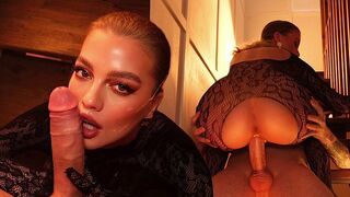 You can put it in your mouth, and there's a net on top - a sexy challenge!