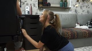 The little girl is tired and wants to be fucked by a big dick