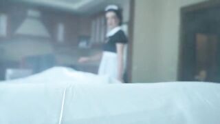The ghost of a scary maid came to fuck on Halloween 2021