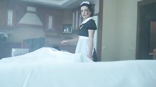 The ghost of a scary maid came to fuck on Halloween 2021
