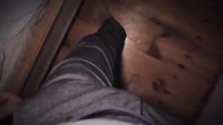 My big booty wife got caught playing with a dildo at night, but she rode my cock
