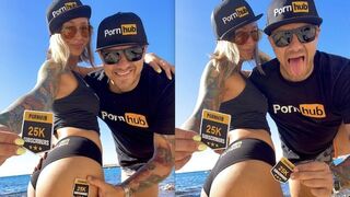 Owiaks celebrate 25k subscribers on PornHub with a special gift for fans