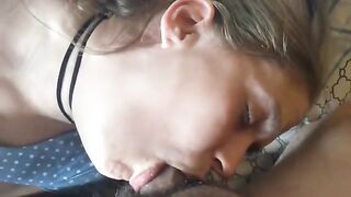 Stunning woman gets her pussy filled with cum by dirty talk