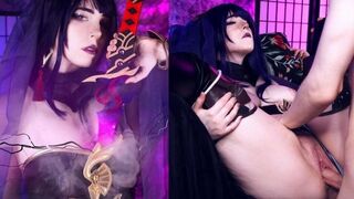 Raiden Shougun secret quest scene with MollyRedWolf's captivating presence