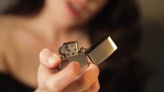 Busty Luna Roulette gets her face covered with cum in a hot video