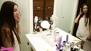 Girl was fucked in the shower and on the bed