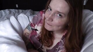 You can enjoy a warm bed and intimate moments with a captivating stepmom in this enticing video