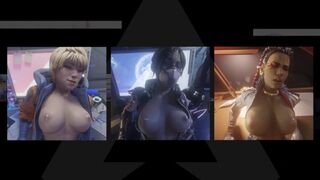 Apex Legends Hentai Music Video (HMQ) Extended & Improved - Wraith, Loba, Wattson